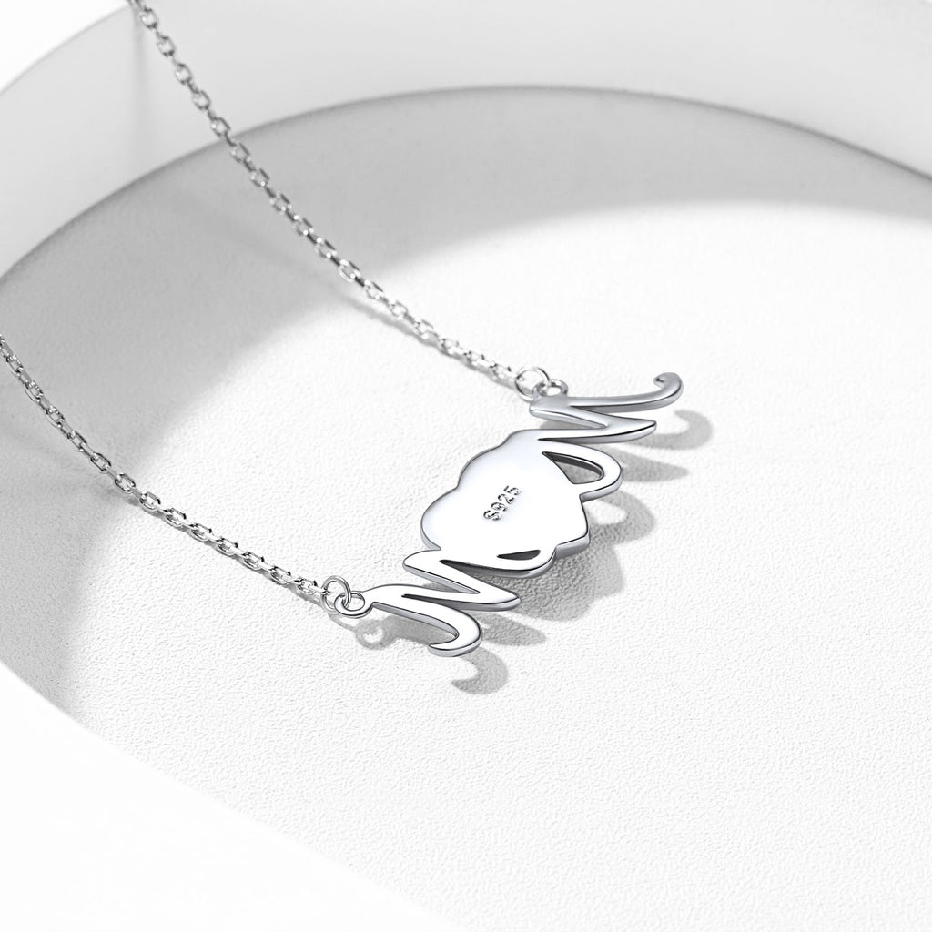 U7 Jewelry Personalized Sterling Silver Heart Picture Necklace For Mom 