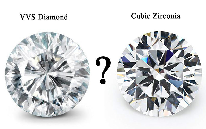 U7 Jewelry CZ(Cubic Zirconia) VS Diamond