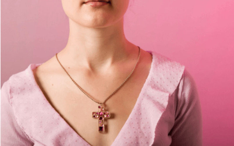 U7 Jewelry Cross Necklace for Women