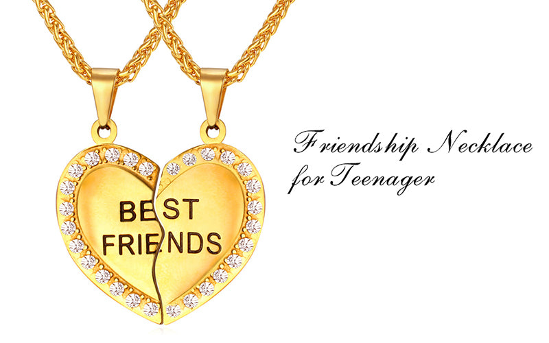 U7 Jewelry Friendship Necklace for Teenager