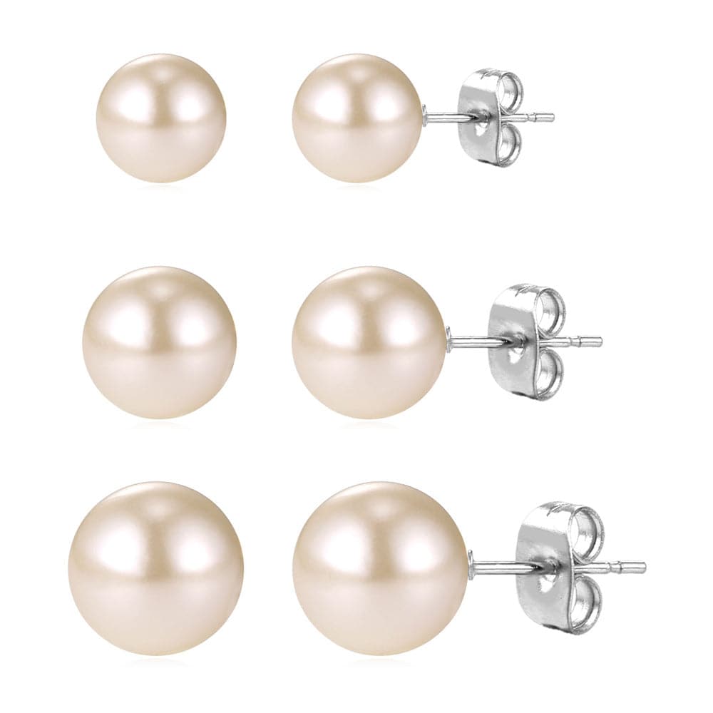 Standard Earring Backs Surgical Stainless Steel (Package of 10)