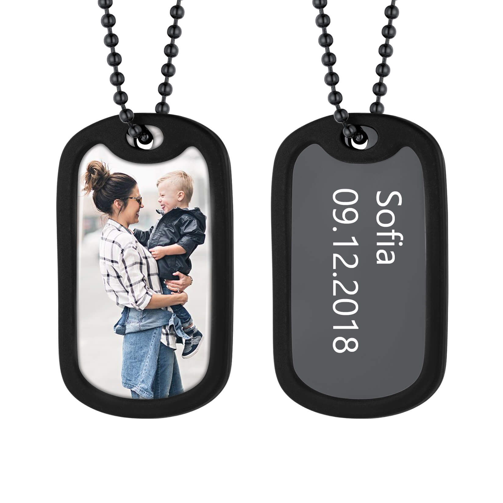 Customized Military Dog Tags - Real Stainless Steel and 100% Authentic -  Military Memories and More