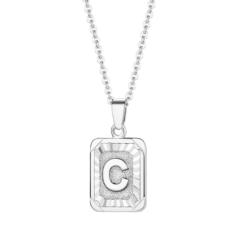 Diamond Initial Letter Necklace A-Z