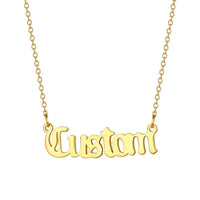 U7 Jewelry Custom Old English Name Necklace for Women Girls 